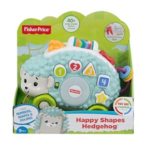 Fisher-Price-GHR16 Linkimals Happy Shapes Erizo, Juguete Interactivo para bebés con Luces y Sonidos, Multicolor, 13 x 33 x 21.6 cm (Mattel GHR16)