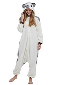 Kigurumi Pijama Animal Entero Unisex para Adultos con Capucha Cosplay Pyjamas Erizo Ropa de Dormir Traje de Disfraz para Festival de Carnaval Halloween Navidad